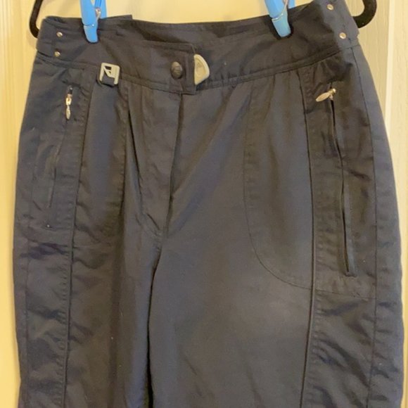 AlpineTek Dark Blue Ski Snowboard Pants - Size M 10/12 - Picture 2 of 14